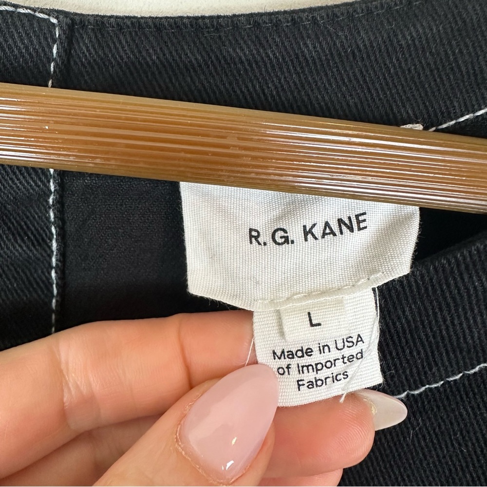 R.G. Kane Helena Black Mini Dress Puff Sleeve - Picture 5 of 11